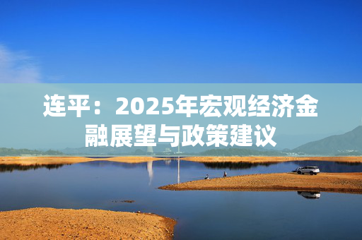 连平：2025年宏观经济金融展望与政策建议