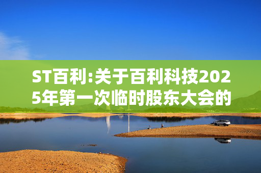 ST百利:关于百利科技2025年第一次临时股东大会的法律意见