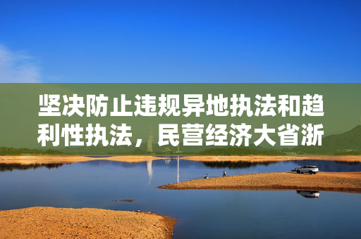 坚决防止违规异地执法和趋利性执法，民营经济大省浙江再发声