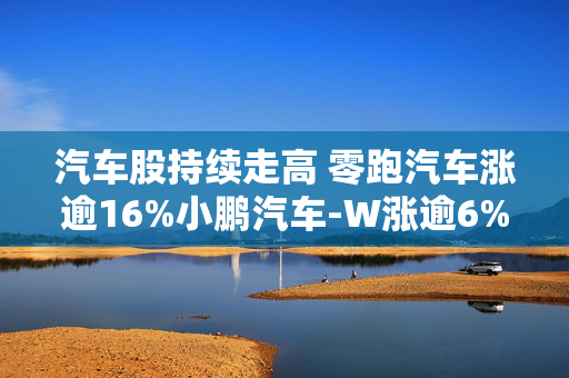 汽车股持续走高 零跑汽车涨逾16%小鹏汽车-W涨逾6%