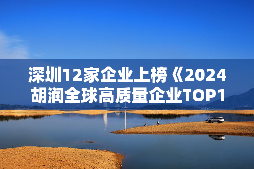 深圳12家企业上榜《2024胡润全球高质量企业TOP1000》，排名全球第十