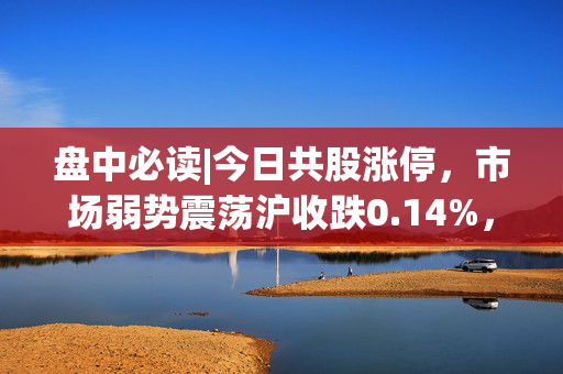 盘中必读|今日共股涨停，市场弱势震荡沪收跌0.14%，医药概念逆势爆发