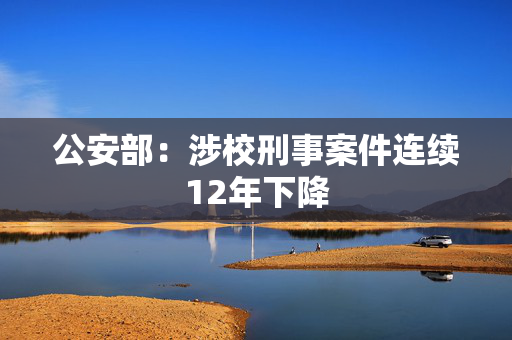 公安部：涉校刑事案件连续12年下降