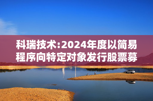 科瑞技术:2024年度以简易程序向特定对象发行股票募集资金使用可行性分析报告（二次修订稿）