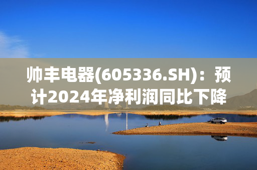 帅丰电器(605336.SH)：预计2024年净利润同比下降58.35%到72.06%