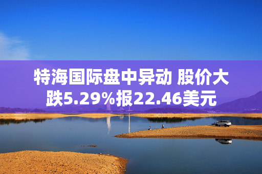 特海国际盘中异动 股价大跌5.29%报22.46美元