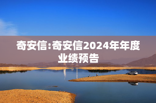 奇安信:奇安信2024年年度业绩预告