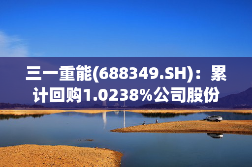 三一重能(688349.SH)：累计回购1.0238%公司股份