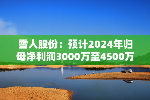 雪人股份：预计2024年归母净利润3000万至4500万元，同比扭亏为盈