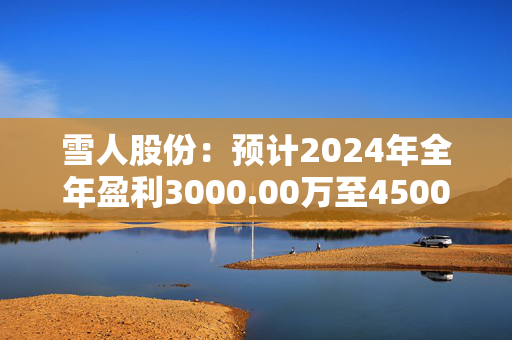 雪人股份：预计2024年全年盈利3000.00万至4500.00万