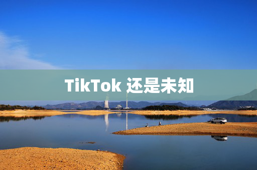 TikTok 还是未知