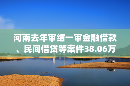 河南去年审结一审金融借款、民间借贷等案件38.06万件 | 两院报告中的经济元素