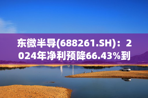 东微半导(688261.SH)：2024年净利预降66.43%到77.15%