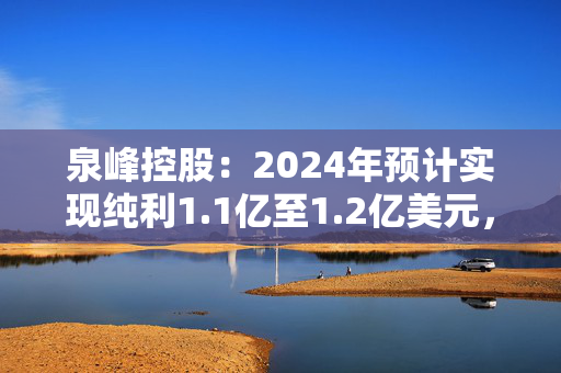 泉峰控股：2024年预计实现纯利1.1亿至1.2亿美元，同比增长约400%