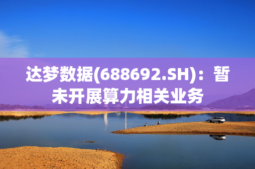 达梦数据(688692.SH)：暂未开展算力相关业务