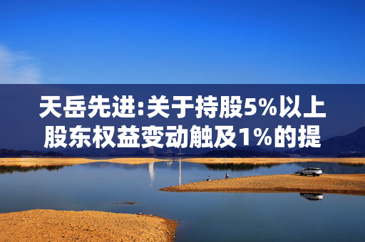 天岳先进:关于持股5%以上股东权益变动触及1%的提示性公告