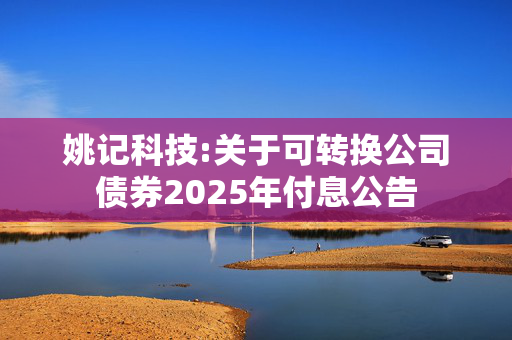 姚记科技:关于可转换公司债券2025年付息公告