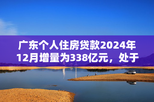 广东个人住房贷款2024年12月增量为338亿元，处于近三年来高点