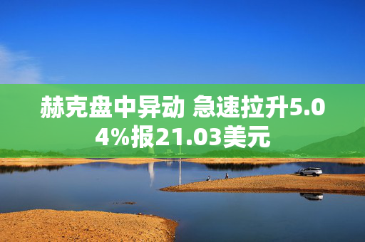 赫克盘中异动 急速拉升5.04%报21.03美元