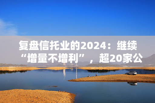 复盘信托业的2024：继续“增量不增利”，超20家公司更换“将帅”，股权挂牌活跃成交冷