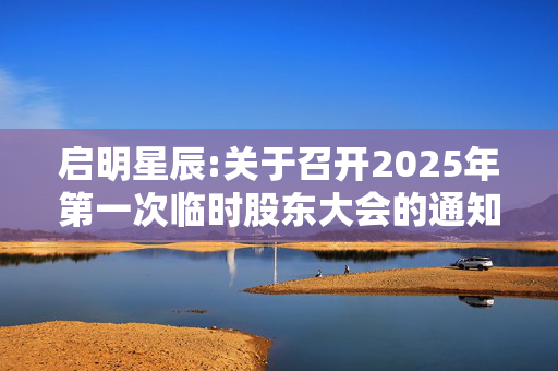 启明星辰:关于召开2025年第一次临时股东大会的通知