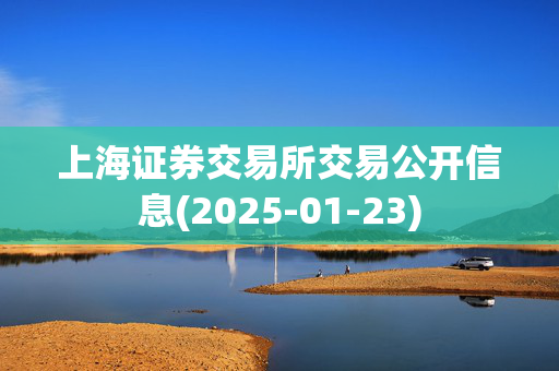 上海证券交易所交易公开信息(2025-01-23)