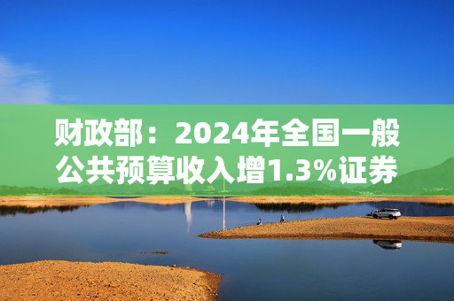 财政部：2024年全国一般公共预算收入增1.3%证券交易印花税降29.1%