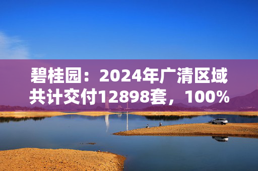 碧桂园：2024年广清区域共计交付12898套，100%按时交付