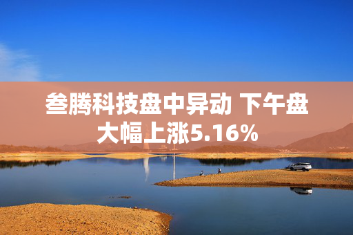 叁腾科技盘中异动 下午盘大幅上涨5.16%