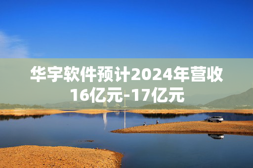 华宇软件预计2024年营收16亿元-17亿元