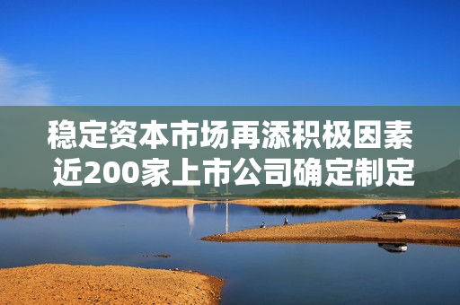 稳定资本市场再添积极因素 近200家上市公司确定制定市值管理制度