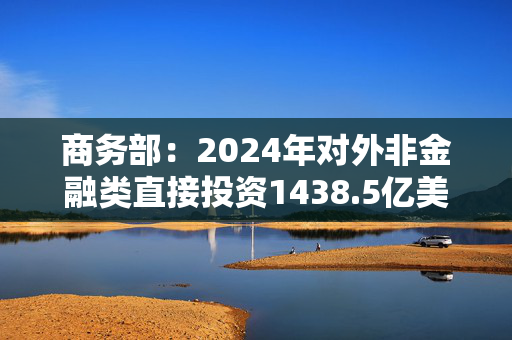 商务部：2024年对外非金融类直接投资1438.5亿美元