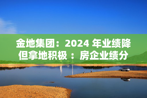 金地集团：2024 年业绩降但拿地积极 ：房企业绩分化