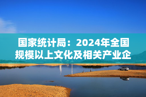 国家统计局：2024年全国规模以上文化及相关产业企业营业收入增长6.0%