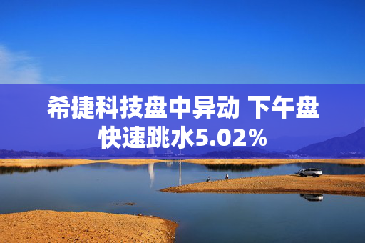 希捷科技盘中异动 下午盘快速跳水5.02%