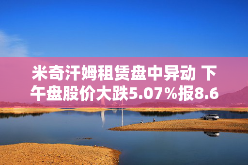 米奇汗姆租赁盘中异动 下午盘股价大跌5.07%报8.62美元