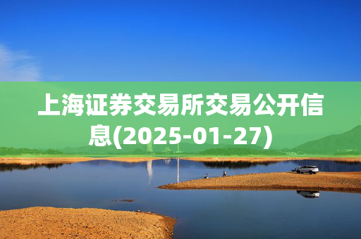 上海证券交易所交易公开信息(2025-01-27)