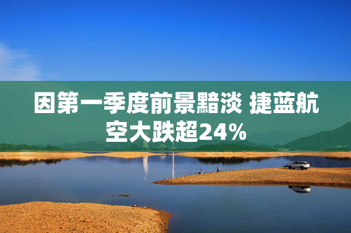 因第一季度前景黯淡 捷蓝航空大跌超24%