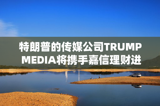 特朗普的传媒公司TRUMP MEDIA将携手嘉信理财进军金融服务领域