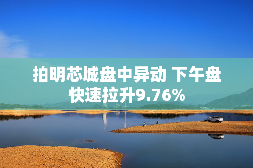 拍明芯城盘中异动 下午盘快速拉升9.76%