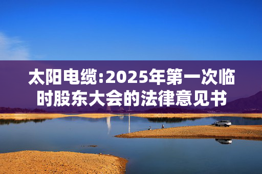 太阳电缆:2025年第一次临时股东大会的法律意见书