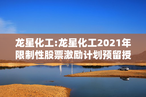 龙星化工:龙星化工2021年限制性股票激励计划预留授予第三个解除限售期解除限售股份上市流通的提示性公告