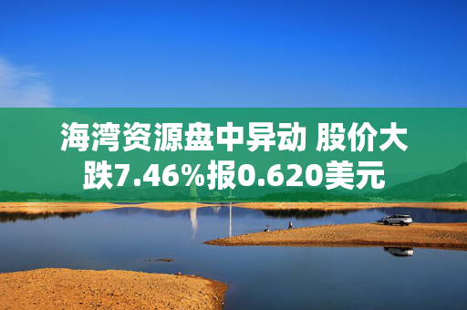 海湾资源盘中异动 股价大跌7.46%报0.620美元