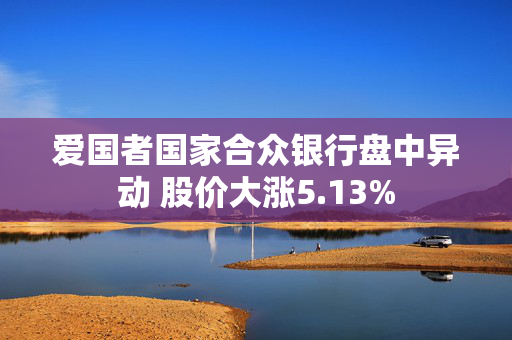 爱国者国家合众银行盘中异动 股价大涨5.13%