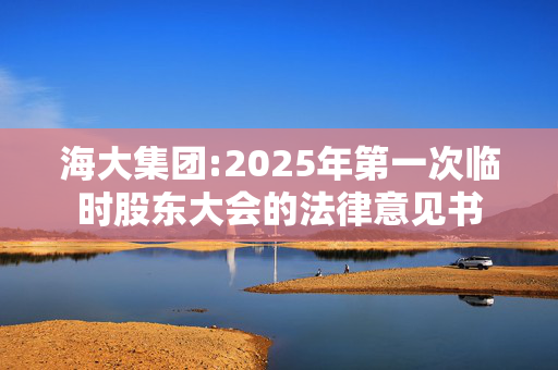 海大集团:2025年第一次临时股东大会的法律意见书