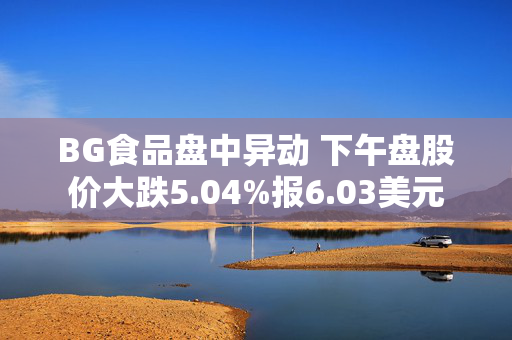 BG食品盘中异动 下午盘股价大跌5.04%报6.03美元