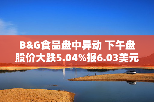 B&G食品盘中异动 下午盘股价大跌5.04%报6.03美元