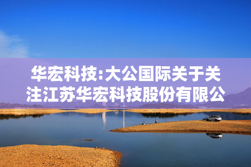 华宏科技:大公国际关于关注江苏华宏科技股份有限公司2024年度业绩预亏的公告