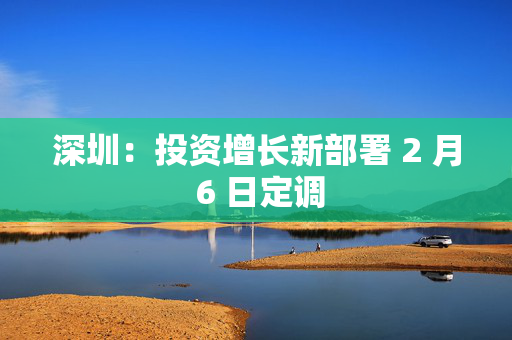 深圳：投资增长新部署 2 月 6 日定调