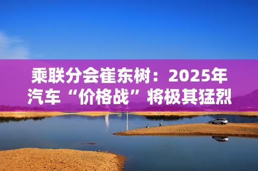 乘联分会崔东树：2025年汽车“价格战”将极其猛烈